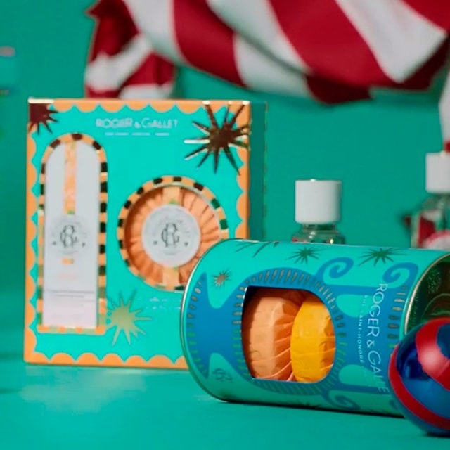 Coffret Noël 3 Savons Bienfaisants Bleu