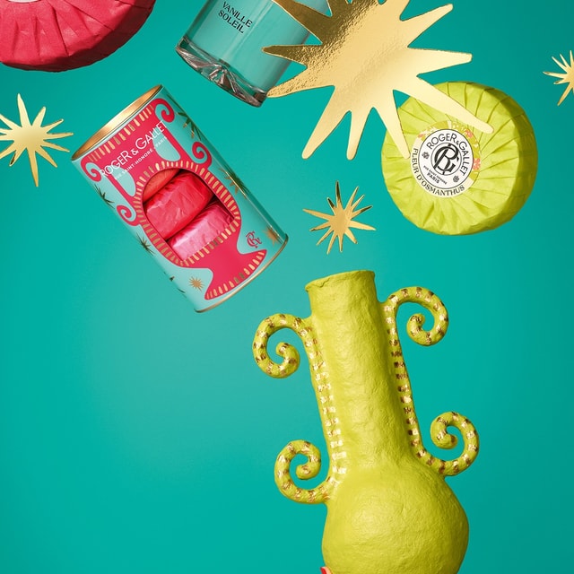 Coffret Noël 3 Savons Bienfaisants Rouge