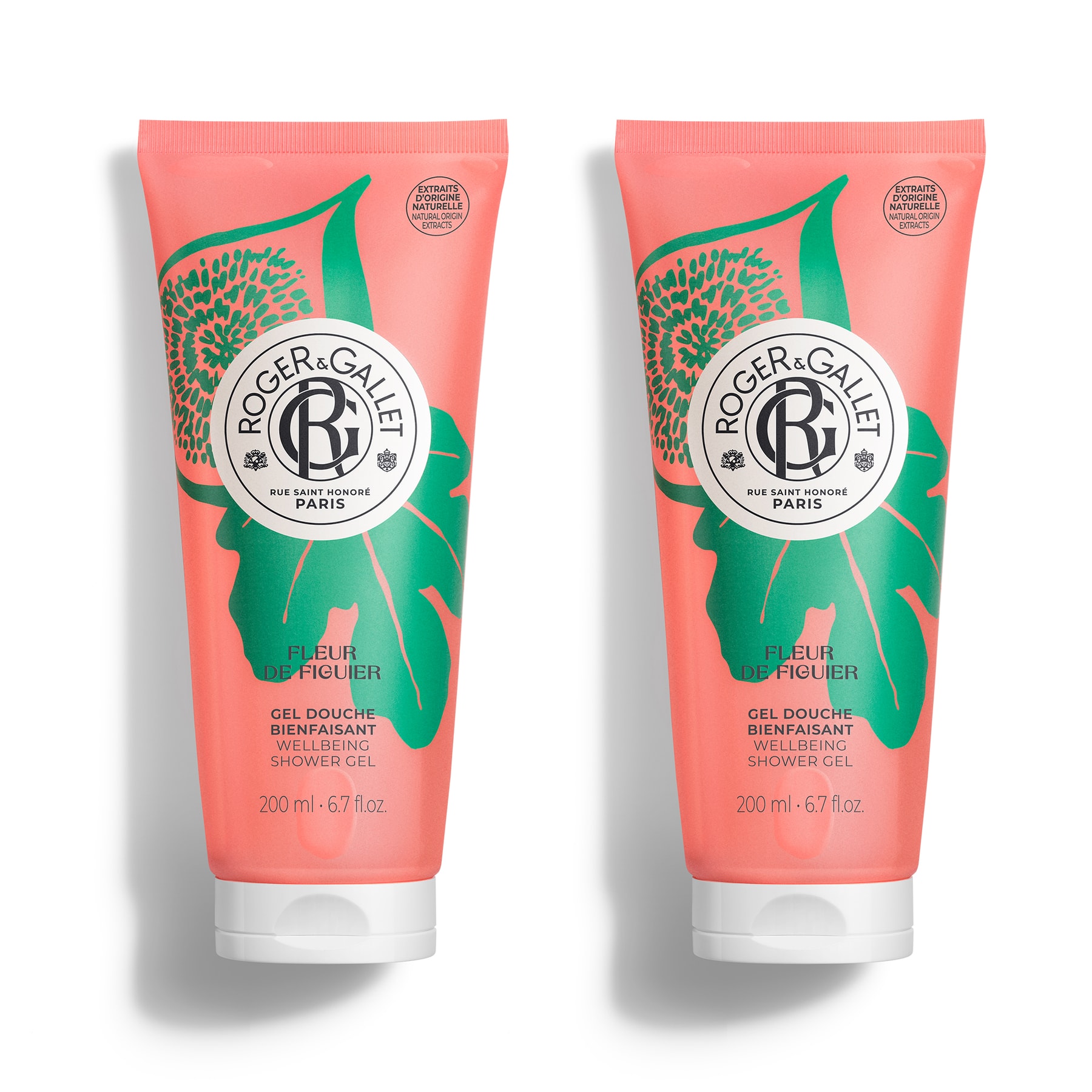 Fleur de Figuier Duo Gels Douche Bienfaisants 2x200 ml