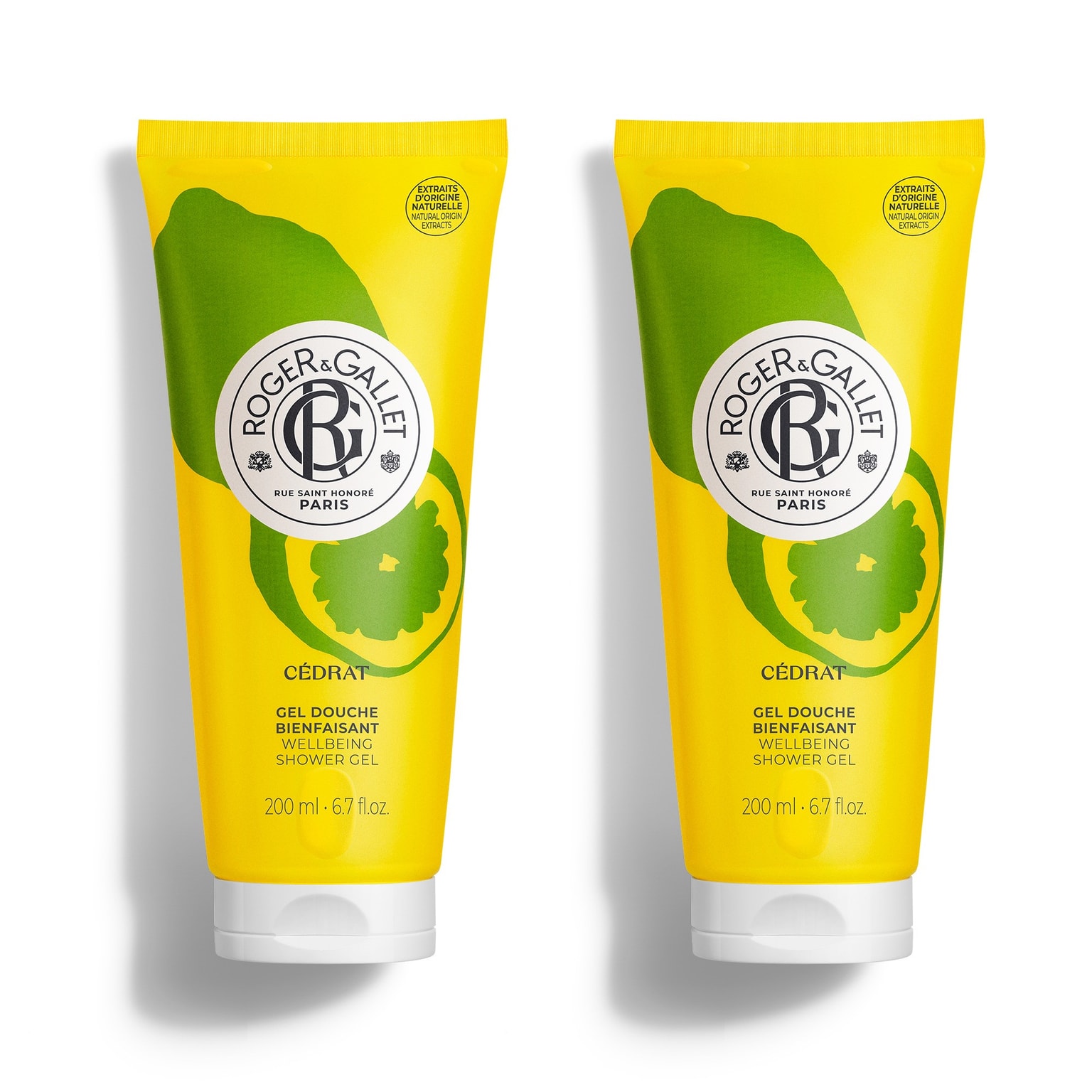 Cédrat Duo Gels Douche Bienfaisants