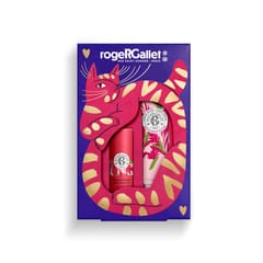 Gingembre Rouge Coffret Noël baume à lèvres sublimateur + crème mains bienfaisante